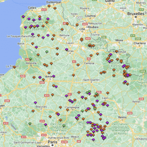 carte des coins à morilles hauts-de-france